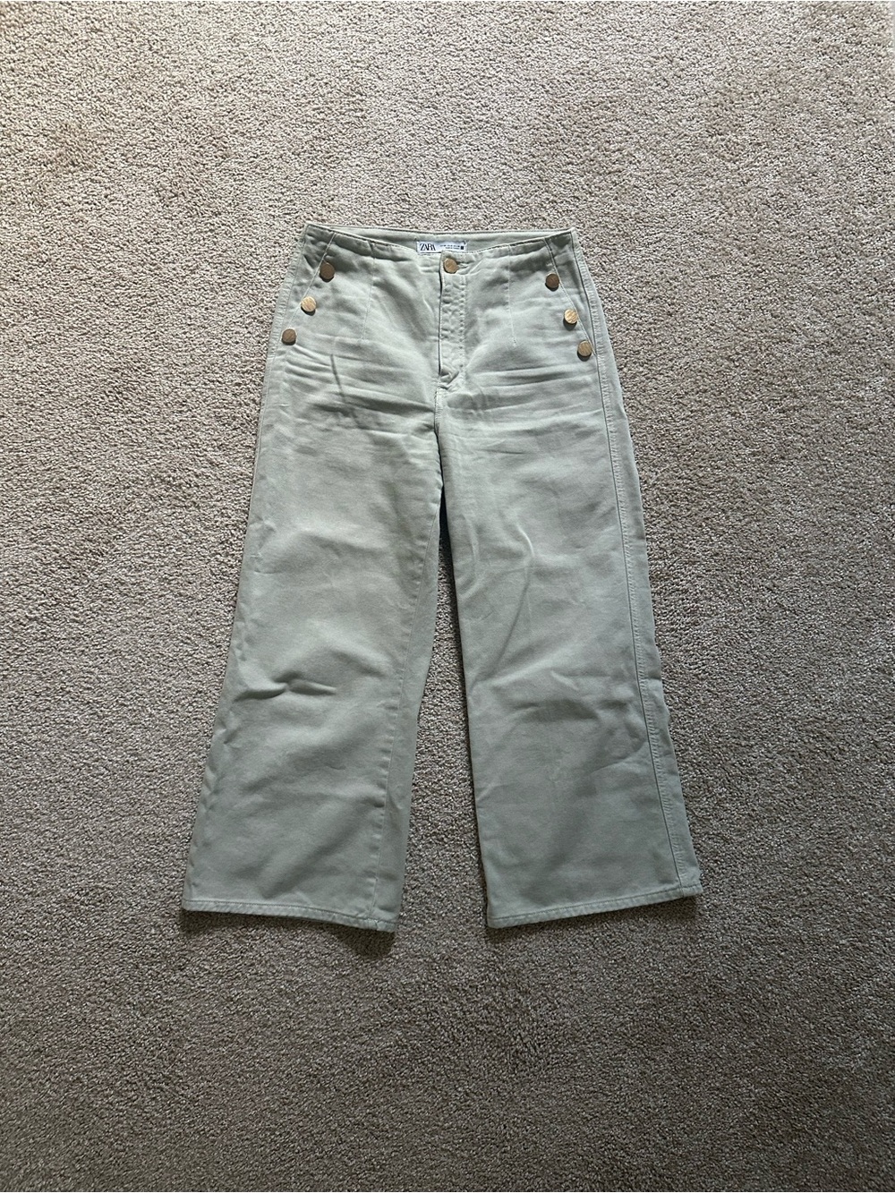 Zara High-Waist Wide Leg jeans